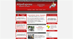 Desktop Screenshot of alipoexpress.com.br