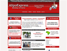 Tablet Screenshot of alipoexpress.com.br